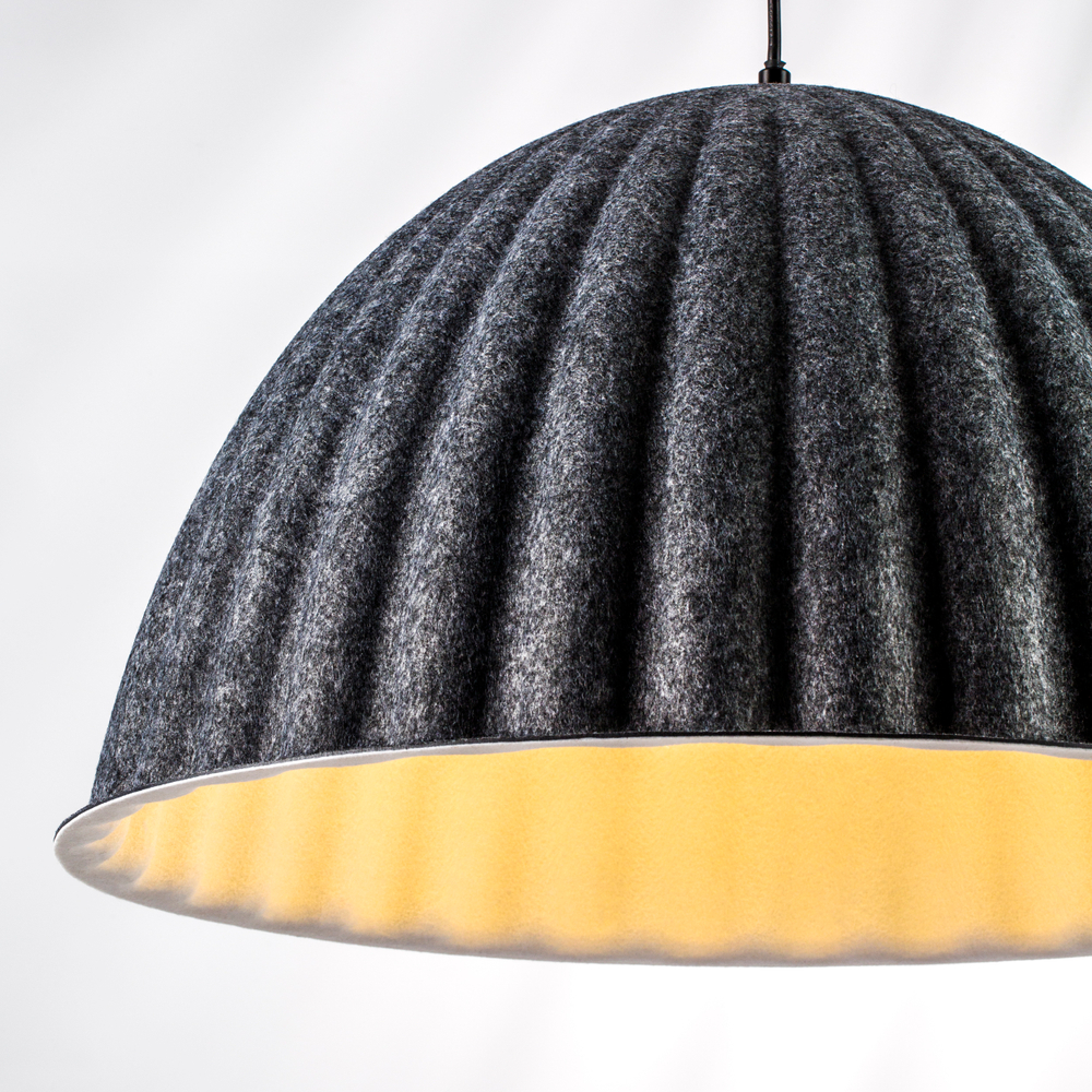 799557 Люстра FENICIA 1х12W (led) E27 ЧЕРНЫЙ/СЕРЫЙ