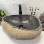 Раковина из речного камня RS-63907 (50*41*15) 0122
