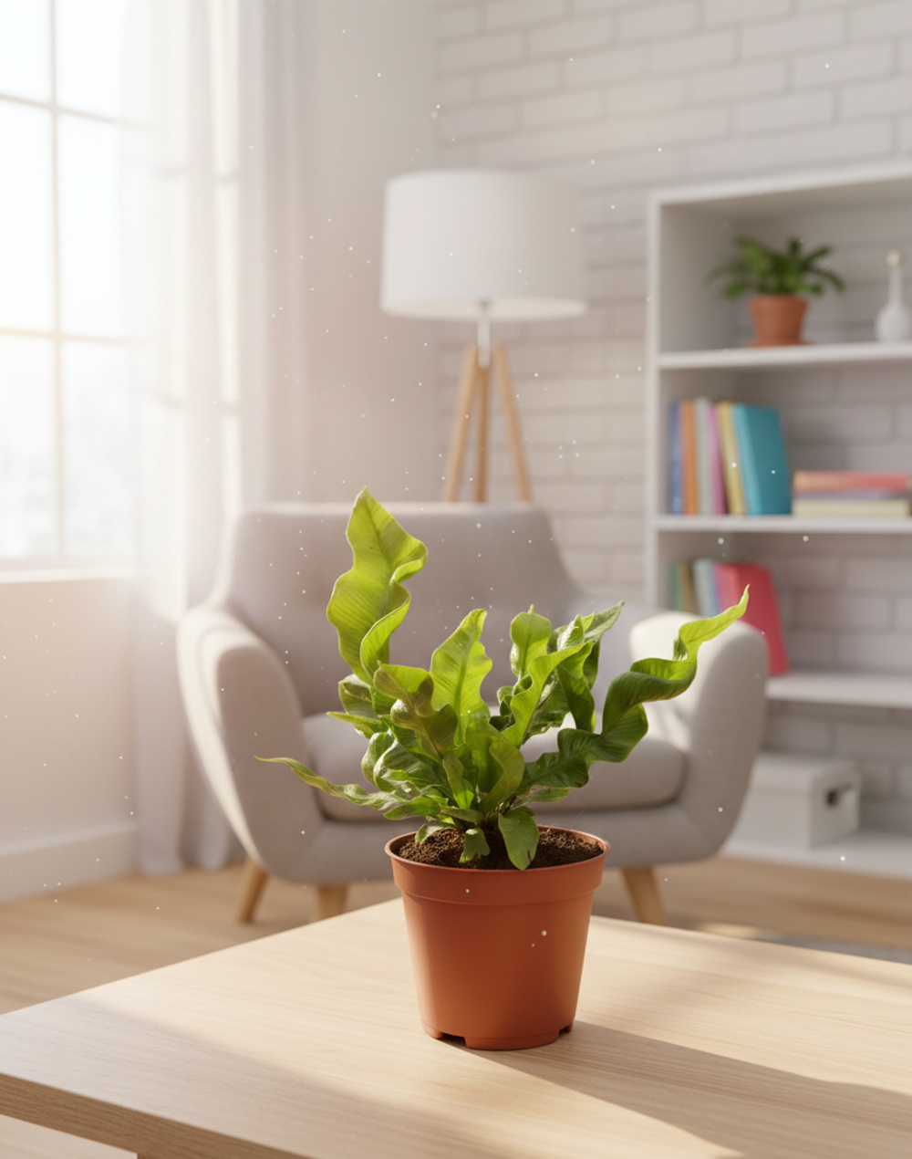 Папоротник Flame Bird's Nest д.9