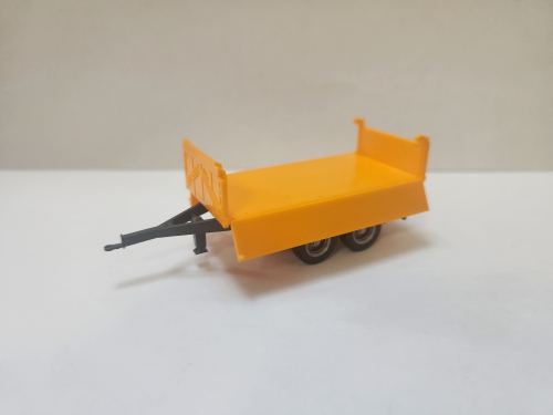 Прицеп-самосвал, оранжевый