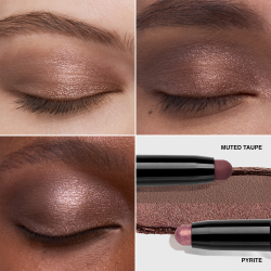 Bobbi Brown Long-Wear Cream Shadow Stick Duo - Тушь для ресниц в карандаше двойная оттенок Pyrite / Muted Taupe, 1 g