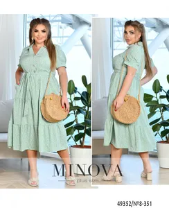 Платье 8-351-оливка Minova