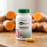 NaturesPlus, Herbal Actives, куркума, 400 мг, 60 капсул
