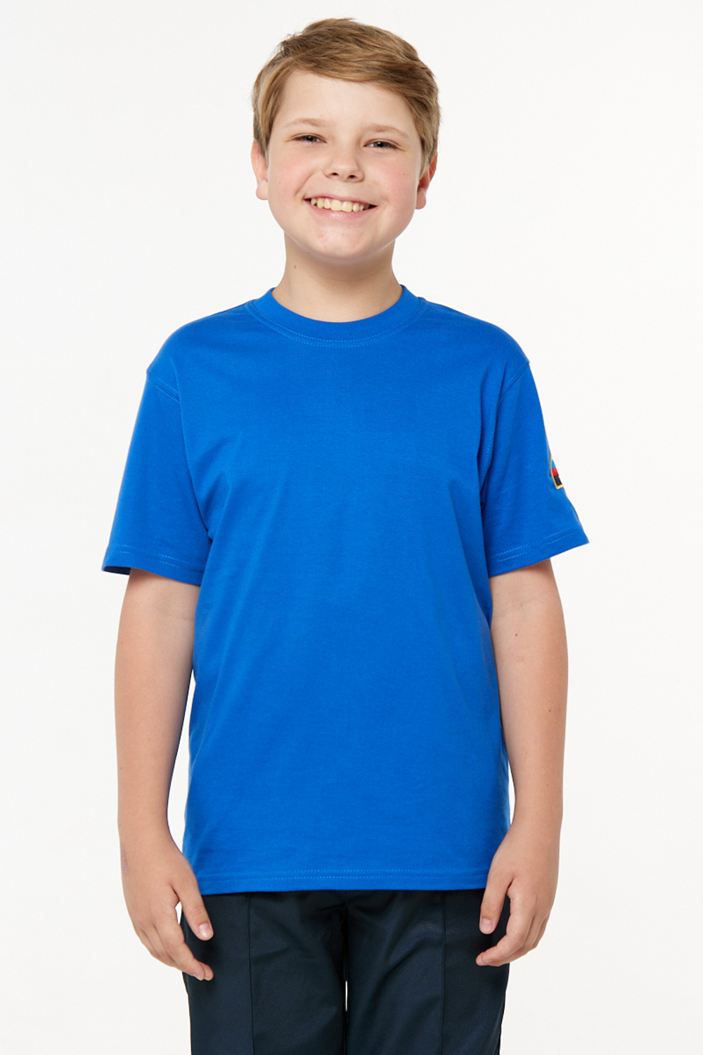 Футболка детская МЧС (вышивка, василек)