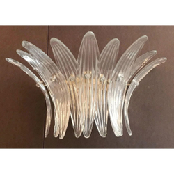 Стильное настенное бра с прозрачными рельефными стеклянными элементами ✨