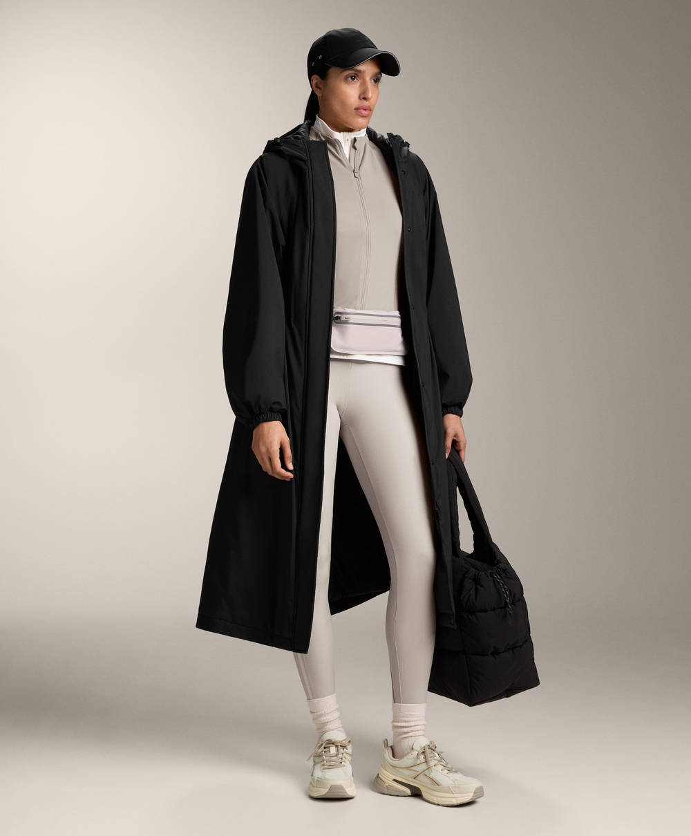 OYSHO Легинсы Compressive светоотражающие с высокой посадкой и длиной до щиколотки, cеро-коричневый