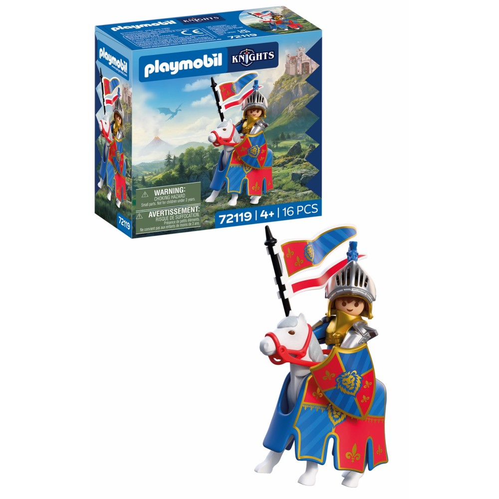 Playmobil Knights 72119 Предводитель рыцарей герба Лев 16 деталей — фото 1