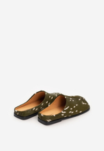 mule square bambi khaki