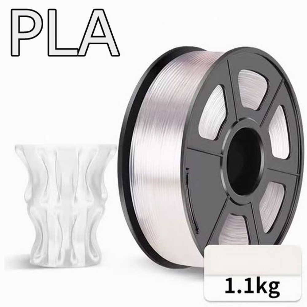 Пластик JAYO - PLA\1.75\1.1кг - Прозрачный