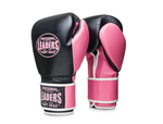ПЕРЧАТКИ БОКСЕРСКИЕ LEADERS WAVE BK/PNK
