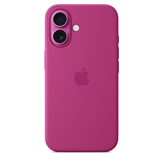 Чехол Apple iPhone 16 Silicone Case with MagSafe Fuchsia MYY53