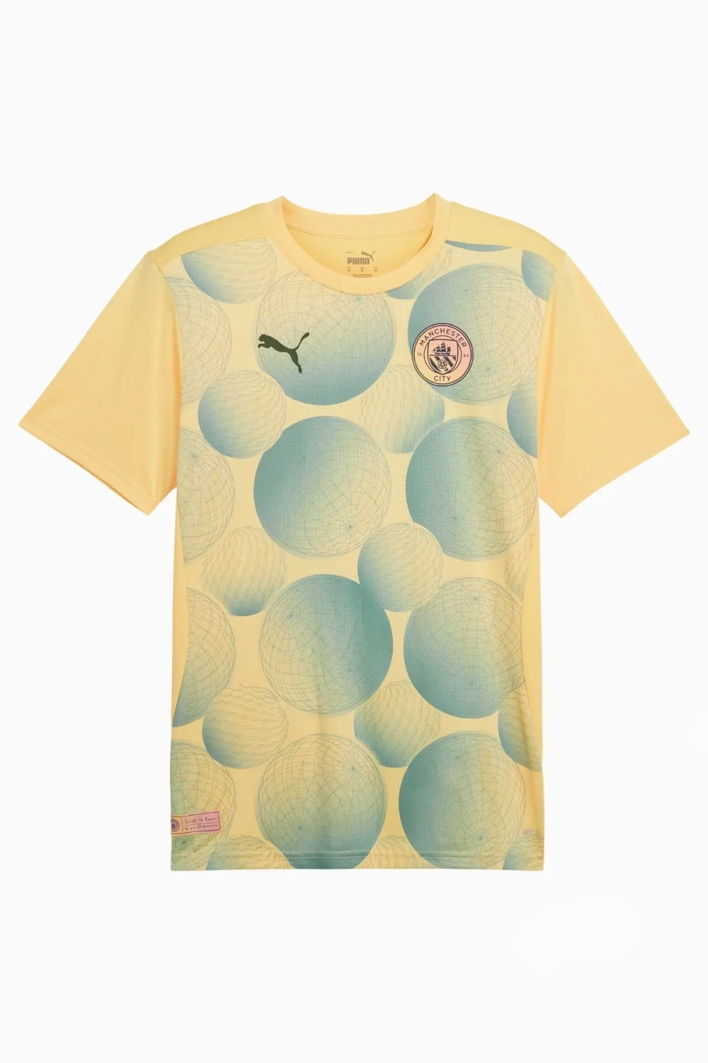 Футболка Puma Manchester City 24/25 Pre-Match - желтый