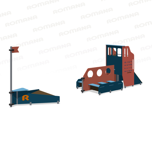 Детский игровой комплекс "Баржа" Romana 057.75.00