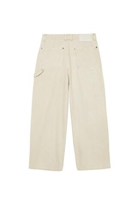 ZARA X BENITO ANTONIO БРЮКИ СВОБОДНОГО КРОЯ С КАРМАНОМ, БЕЖЕВЫЙ