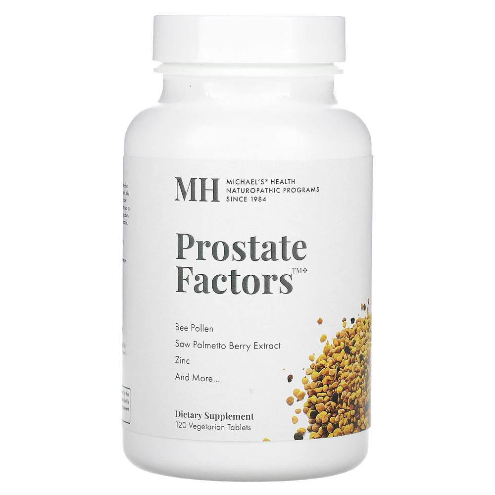 Michael's Health, Prostate Factors, 120 вегетарианских таблеток