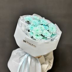 Монобукет из 3 хризантем