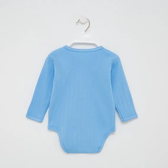 Боди детское, цвет голубой, рост 80 см