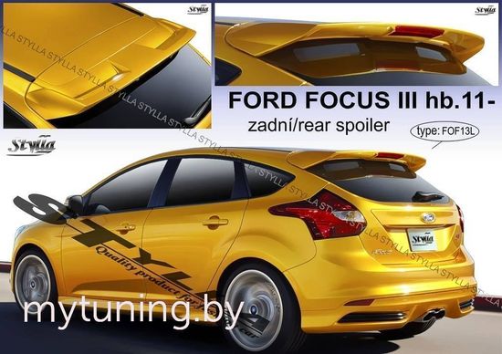 Спойлер под стоп для Ford Focus 3