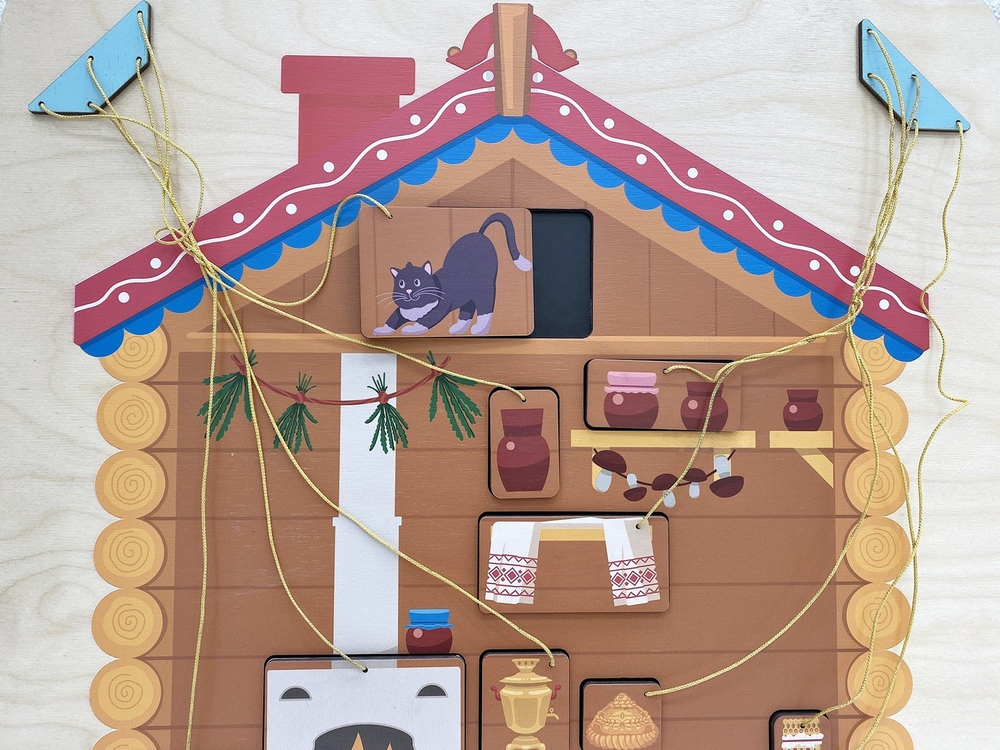 Дидактическая настенная панель Русский народный быт