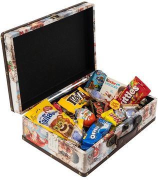 Чемодан Ретро (дерево) – Премиум 1500 г.