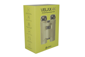 Бинокль ARKON Velax 4K 10x42 с лазерным дальномером