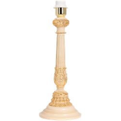 Настольная лампа Колонна Испанская Айвори