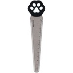 Линейка с топпером 12см "Paw", пластиковая