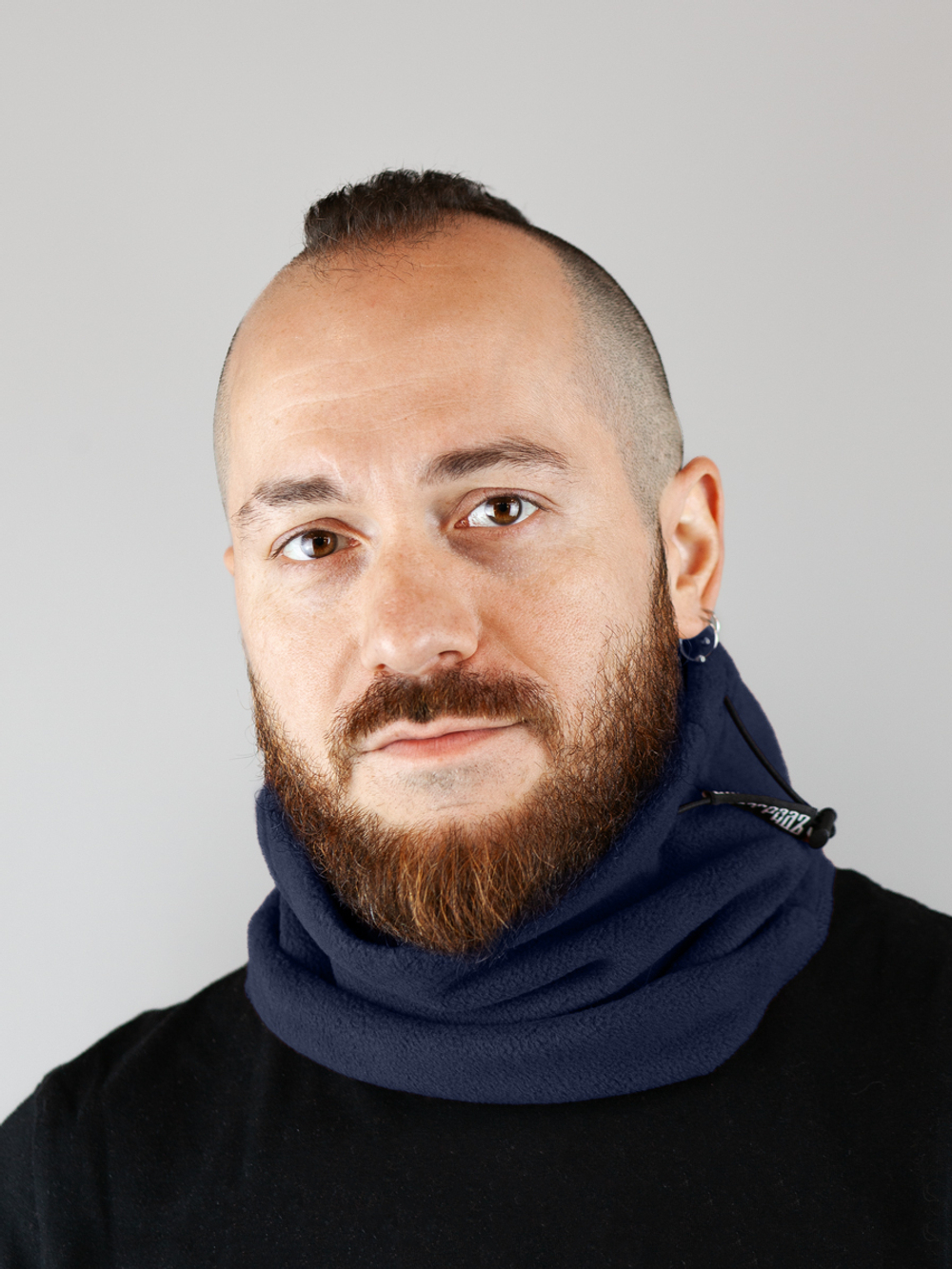 Бафф синий флис