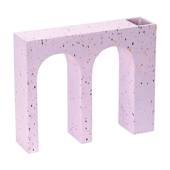 Ваза для цветов двойная acquedotto, 22 см, лиловая