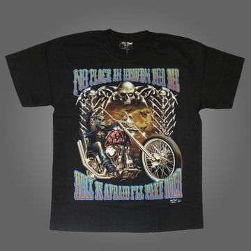 Футболка мото Череп NIOLASE in HEAVEN For ME