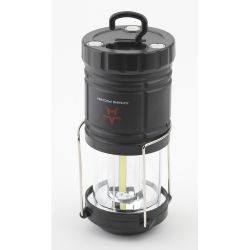 Фонарь кемпинговый светодиодный АРМИЯ РОССИИ KB-502 на батарейках складной мощный светильник с магнитом и крючком черный