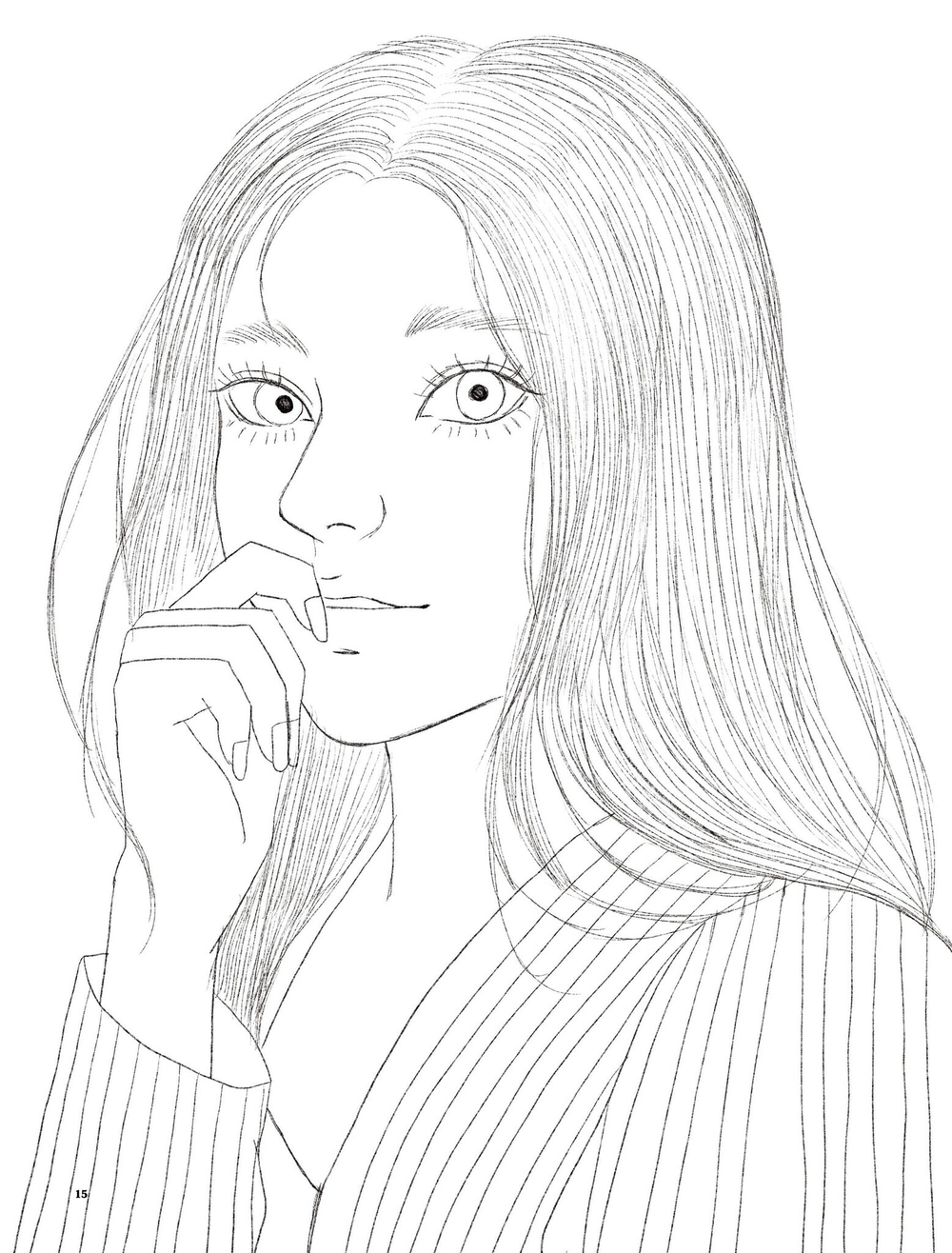 Pretty Girl 2. Coloring Book