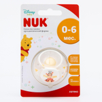 4805433 Соска-пустышка ортодонтическая, латекс, от 0 мес., TRENDLINE ДИСНЕЙ, цвет МИКС