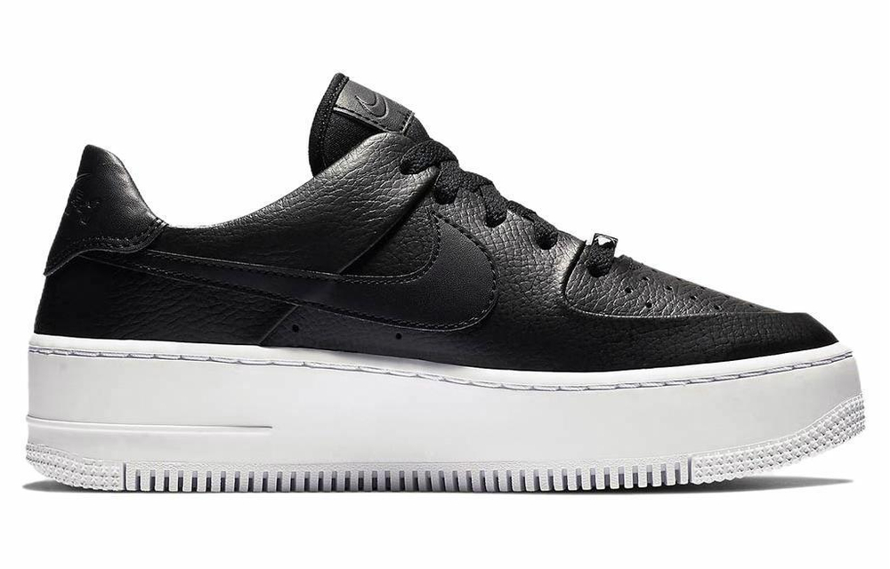 Кроссовки Nike Air Force 1 Low Sage Low Triple Black White (W) (Женская размерная сетка)