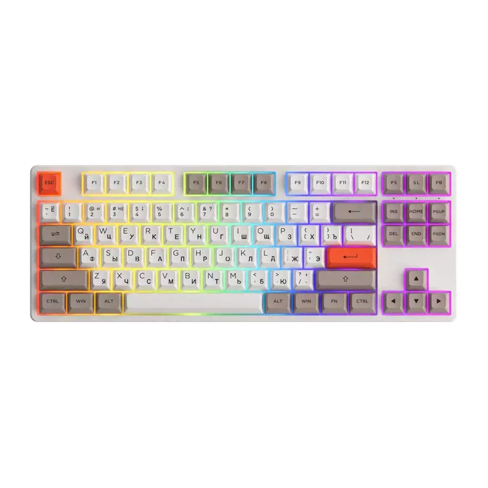 AKKO 5087B Plus Black&Gold 3 Modes RGB Hot Swap  V3 Cream Yellow Switch