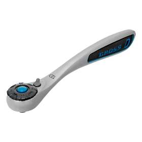 Набор торцевых головок, трещотка 120 зубьев, 1/4", CrV, 36 предметов Gross