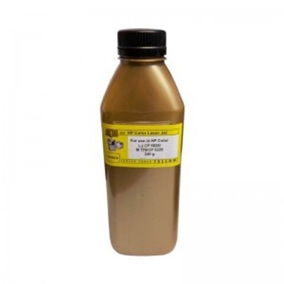 Тонер для HP Color LJ CP 5525/M775/CP5225 (240гр, желтый, Chemical MKI) Gold ATM