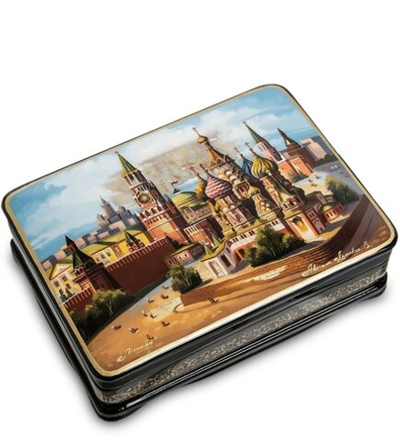Народные промыслы ШК-55/102 Шкатулка «Москва» исп. Лукова Е.