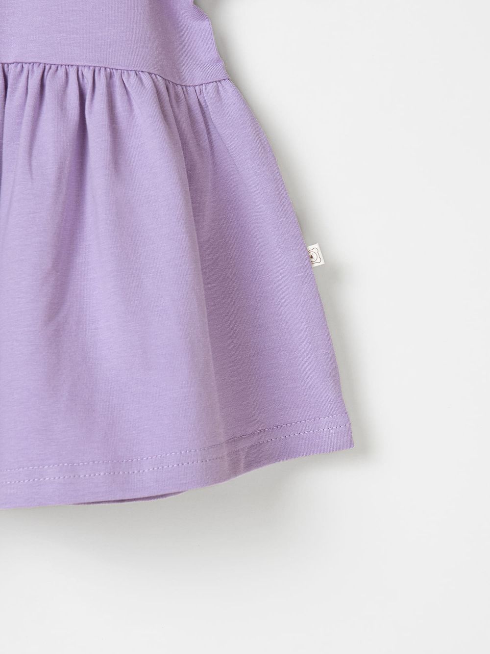 Платье "Лаванда" с принтом 0+