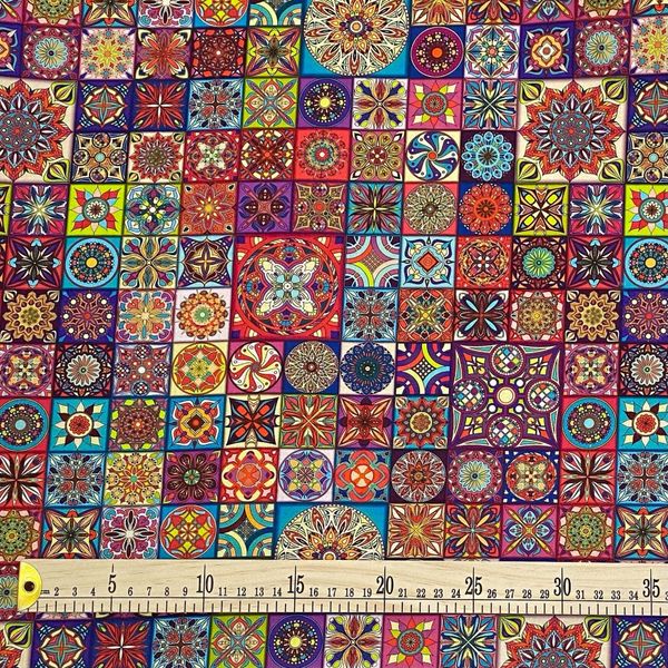 МАРРАКЕШ #13, отрез 35 см,  100% хлопок Handmade Fabrics 4