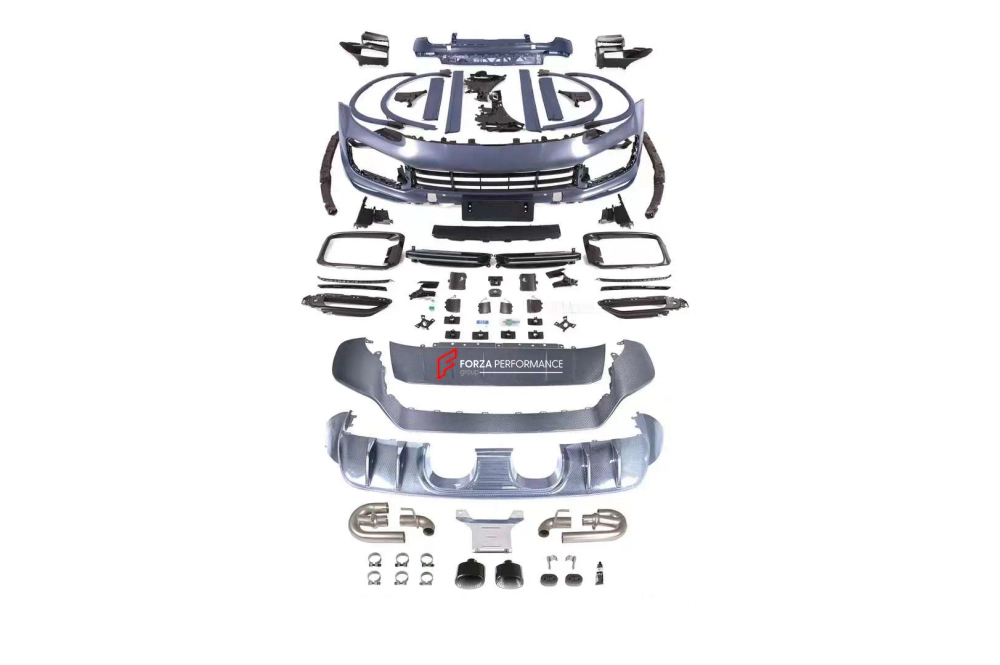 Карбоновый обвес в стиле TURBO GT для PORSCHE CAYENNE 9Y0 2018–2023