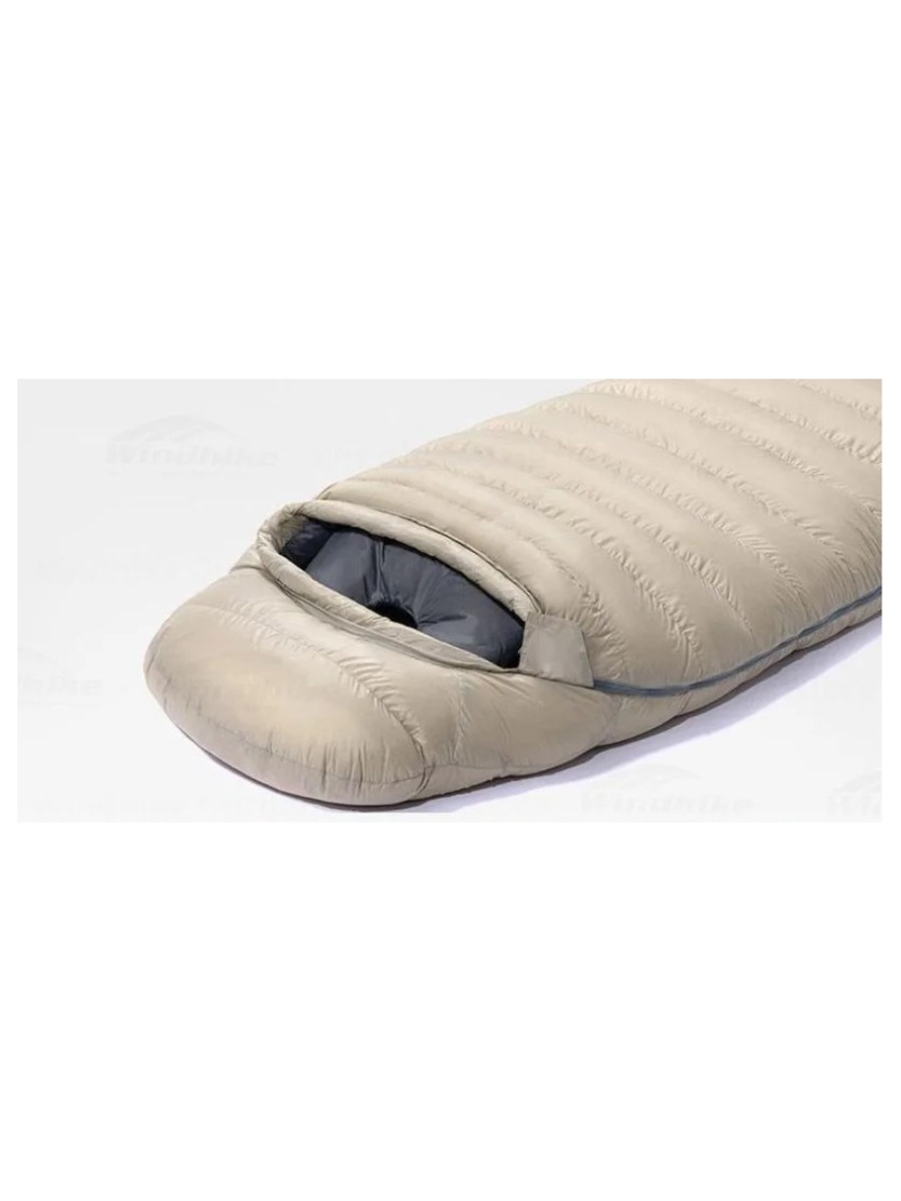 Мешок спальный Naturehike CW700, 220х80 см, (правый) (ТК: -2C), бежевый