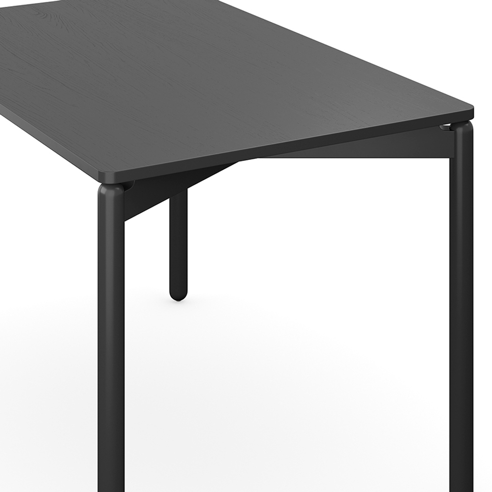 Стол обеденный saga, 75х120 см, темно-серый