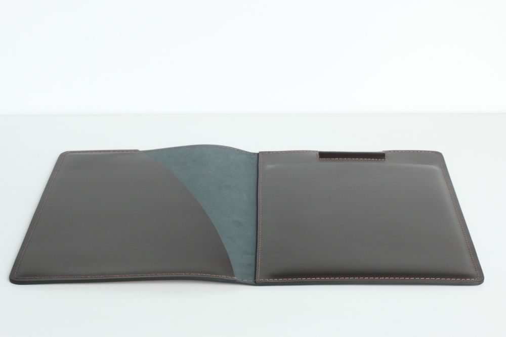 Папка под Блокнот А4 из кожи цвет ШОКОЛАД