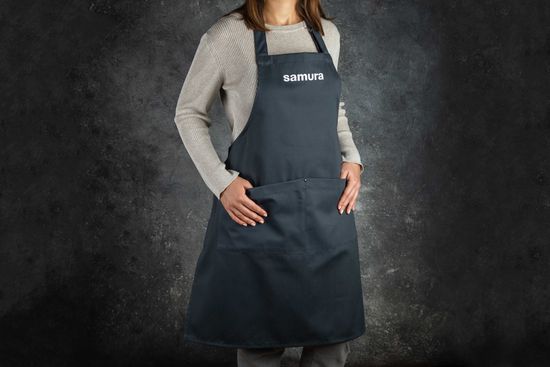 Фартук Samura большой, серый SAP-01G