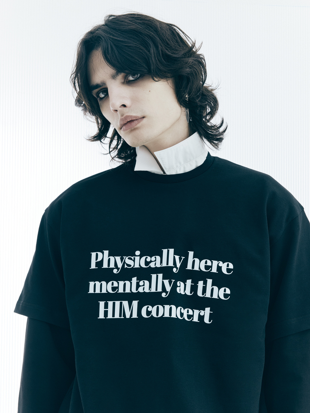 Футболка HIM concert, черная