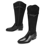 TOOMANYSHOES Stylish Selfie Mid Calf Boots Women"s