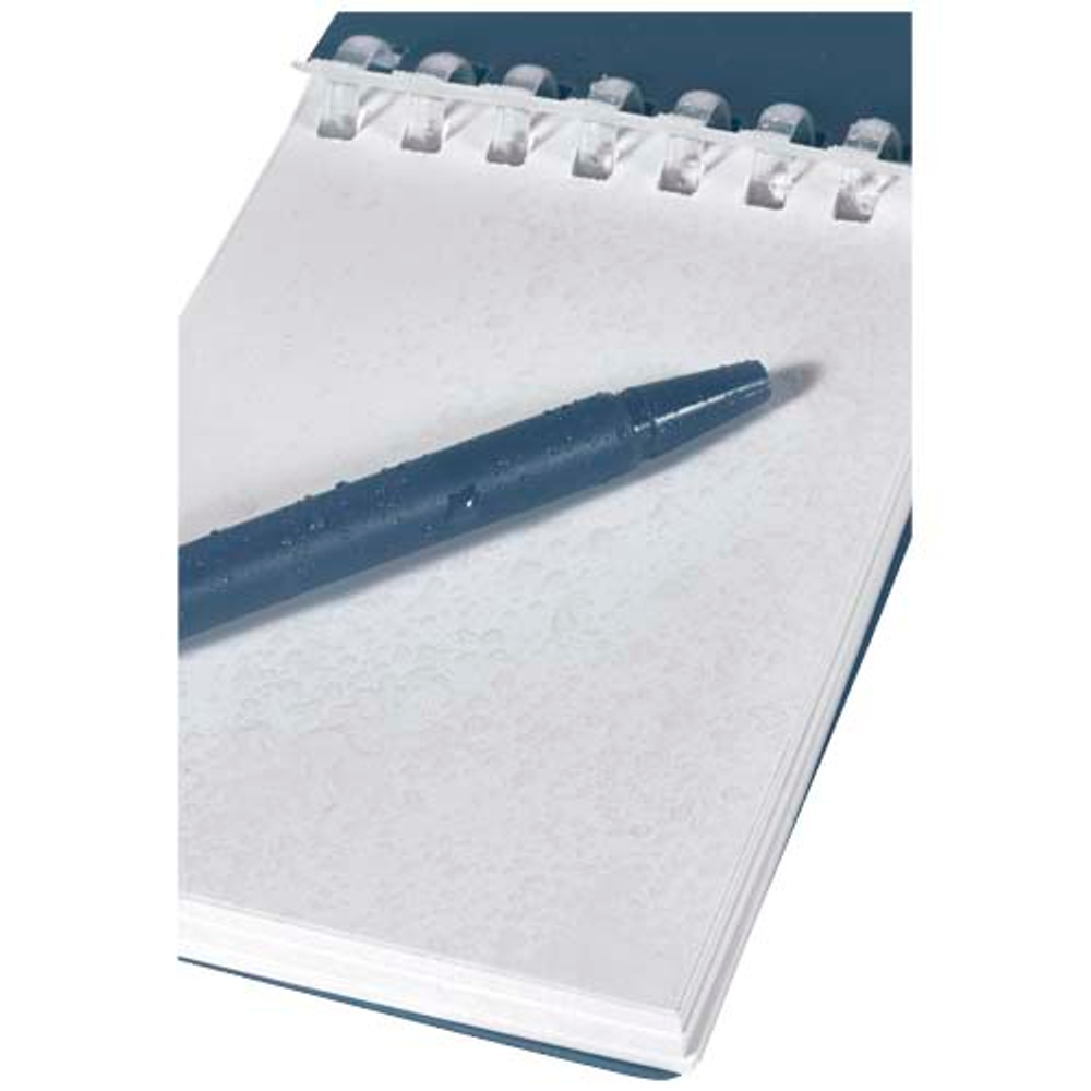 Lig Mini набор из блокнота в мягкой обложке из переработанного пластика и шариковой ручки (синие чернила)