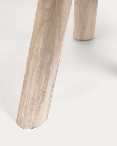 Журнальный столик Glenda из массива тика Ø55 см