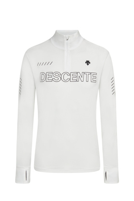 DESCENTE Пуловер унисекс D12DWMSGB28 1/4 Zip, Super White